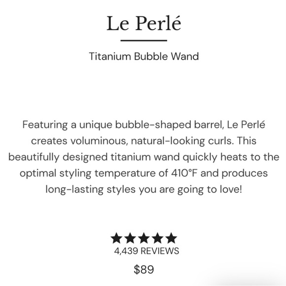 Le Perle lánge bubble wand - Picture 3 of 7